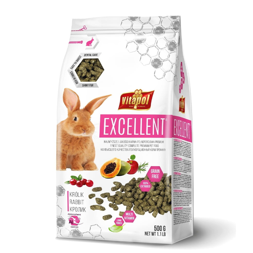 Vitapol EXCELLENT Kompletna karma dla królika 500g